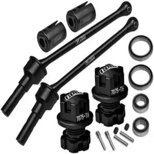 트랙사스 1 8 4WD Maxx 슬래시 6S1020764/1 10 몬스터 트럭 업그레이드를 위한 알루미늄 휠 잠금 헥스