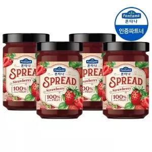 폰타나 스프레드 스트로베리 330g 4병