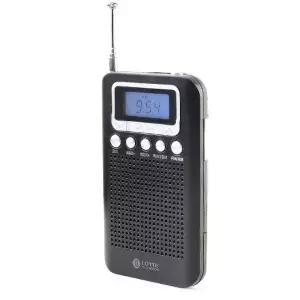 ( )롯데 블랙 휴대용 용 FM AM 라디오 낚시 캠핑 어르신 할머니 탁삭용