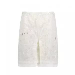 KIMMICK 레이어드 가죽 펀칭 반바지 (흰색) 2084408