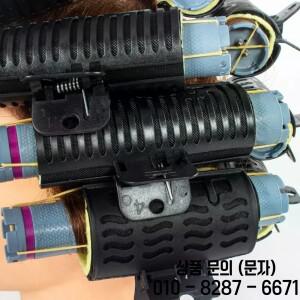 헤어 DIY 스타일링 펌 로드 클립 (스펀지 내열 디지털 바 클램프 포함) 웨이브 메이커 도구