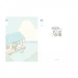 고품질 BS 초등 3-6 노트 무제 25줄 B1(디자인랜덤 모닝글로리) 학용...