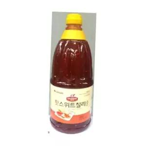 대용량 핫 스위트 칠리 소스 2kg 식당 업소용 샤브샤브 튀김 디핑 양념 용