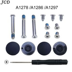 JCD 1Set 하단 케이스 고무 피트 (나사 포함) macbook 호환 Pro 용 스크루 드라이버 13 