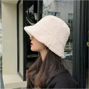 램스울 3컬러 여성 벙거지 모자