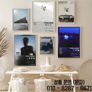 인기 가수 D Daniel Caesar 포스터 고품질 기숙사 거실 미적 벽 장식 그림 스티커 선물