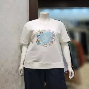 벨라디터치 V9G2TS29 불가사리 프린트 롱티 P003821224 782180