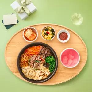 [본죽&비빔밥] 돌솥 소불고기나물비빔밥