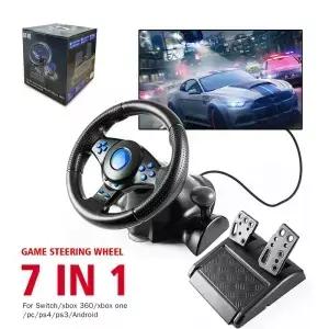 스위치/xbox one/pc/ps4/3/Android 용 7in1 진동 컨트롤러 게임 시뮬레이션 레이싱 카 페달 스티어링 휠
