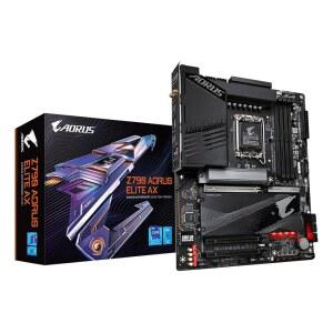 GIGABYTE Z790 AORUS Elite AX 1.0 DDR5~128GB, 4X x16, 1700 M.2, ATX 6X 마더보드, PCI-E USB-C, 5X 3X 1x SATA, LGA 3.2, 2.0 인텔 USB