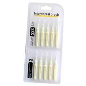 덴탈 치간칫솔 SSS 10P 1set 통과경 0.7mm 양치케어