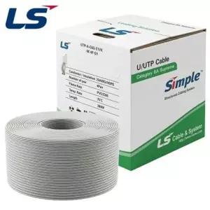 LS전선 CAT.6A UTP Supreme 케이블 300m (단선/그레이) UTP-A-C6G-E1VX-M 4P GY-WD...