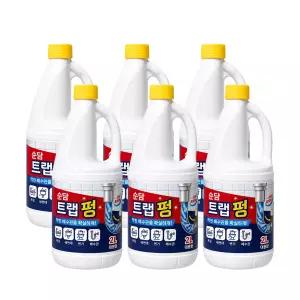 순담 트랩펑 2Lx 6개-12L 배수구세정제/ 세제/ 세정제/ 락스/ 욕실변기세제
