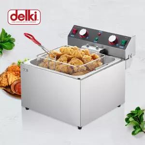 델키 윤식당 치킨 감자 돈까스 업소용 자동타이머 대용량 올인원 전기 튀김기 플러스 DK-264