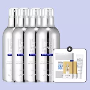 탄력&보습&미백 완벽케어! 닥터펩티 펩타이드 볼륨 버블에센스 2.0 100ml 4개 세트 샤쉐 40매 + 마스크팩 5매입 + 모이스트업 선스크린 8ml