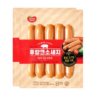 동원 후랑크 소세지 250gx2개 프랑크 소시지 캠핑 반찬 안주