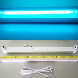 UV-C 자외선 살균등세트 20W (등기구+살균램프+전원선) 산쿄램프 악취제거 공기정화