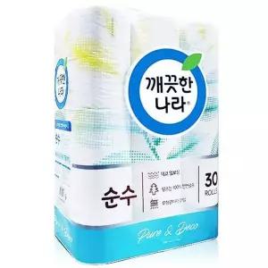 [하프클럽/알티피아]깨끗한나라 순수 2겹 40m 30롤