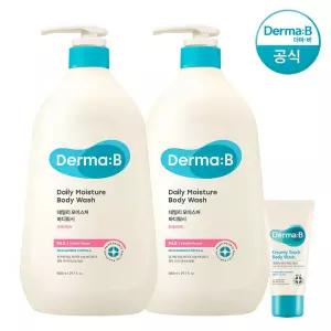 [공식] 더마비 데일리 모이스처 (대용량) 바디워시 (프레쉬피치) 880ml x2개+튜브견본(랜덤)