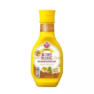 오뚜기 홀그레인 머스타드소스 280g 샐러드 소스 스테이크