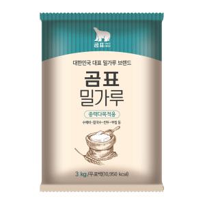 대한제분 곰표 중력밀가루 3kgx1개