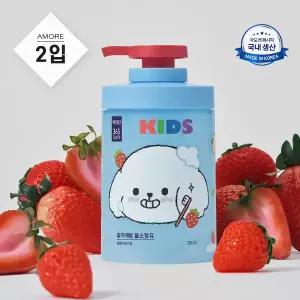 [AP] 메디안 365데이즈 스텝3 충치불소 어린이펌핑치약 300g 2입