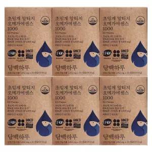 담백하루 초임계 알티지 오메가 에센스 1000 1255mg x 30캡슐 6개 / 써클