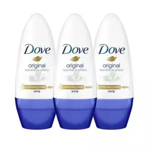 도브 데오드란트 롤온 오리지날 40ml 3개