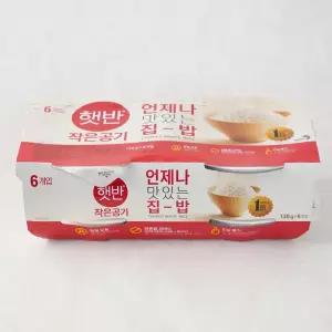 CJ 햇반 백미 작은공기 130g*6