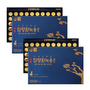 침향환녹용골드60환x2박스  홍삼 황금 차가버섯 14종전통식물원료 건강선물