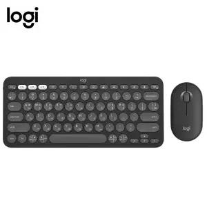 키스킨증정 로지텍 K380S+M350S 블랙 한글각인 블루투스 키보드 무소음 마우스세트