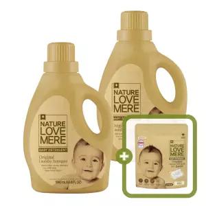 [BEST]네이쳐러브메레 아기세탁세제 용기형 1800ml 2개 [GIFT] 아기캡슐세제 10개입 1팩