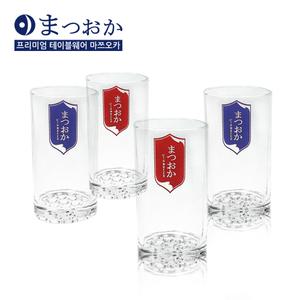 마쯔오카 일본 클래식 맥주잔 150ml 4p 세트 하이볼잔 유리컵 집들이선물