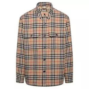 [명품] 24FW CALMORE 체크 셔츠 자켓 아카이브베이지 8043839