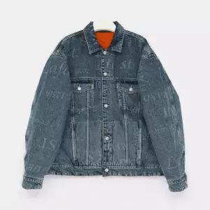 마틴로즈 콜라보 리버시블 트러커 워시드 남성 자켓 FW24J25 WASHD BLUE