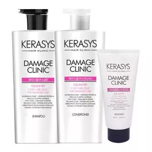 케라시스 데미지 샴푸 600ml + 컨디셔너 600ml + 트리트먼트 300ml