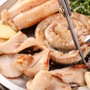 갈매기살 한우 소곱창 모둠 500g 갈매기 한방갈매기살 돼지고기