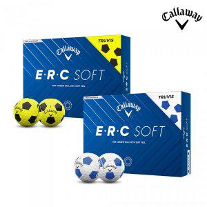 [캘러웨이] 2025 ERC 소프트 트리플 트랙 TRUVIS 골프공 [3피스][화이트블루/옐로우블랙]