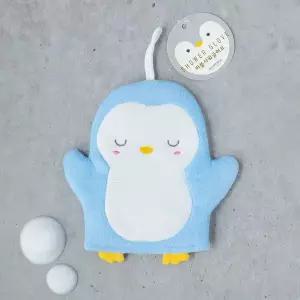 버블 샤워 유아동 글러브 (펭귄)