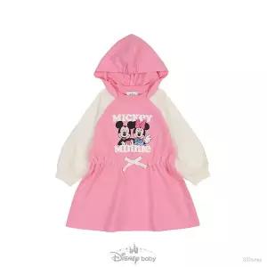 [보리보리/디즈니베이비]디즈니미니후드원피스(PINK)_79R524055