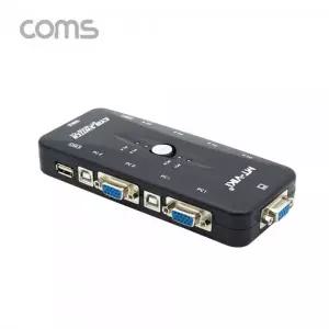 [TB046] Coms KVM USB 스위치(4:1) / PC 4대 연결/ 주변장치 연결 가능