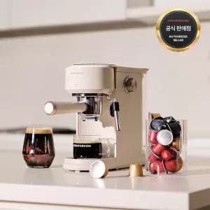 제니퍼룸 5in1 커피머신 캡슐커피 19Bar 오트밀 JRK-SCM19F1OM