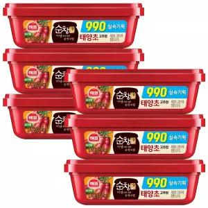 사조 해표 순창궁 태양초 고추장 (990 실속기획) 170g x 6개 / 장류