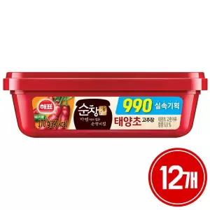 사조 해표 순창궁 태양초 고추장 (990 실속기획) 170g x 12개 / 장류