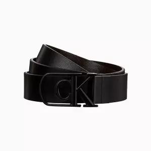 [Calvin Klein Jeans ACC](강남점)남성 cK 커브드 모노그램 로고 버클 32mm 벨트(4D7021G-YG1)