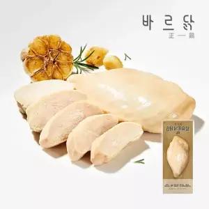 바르닭 스팀 닭가슴살 갈릭 4팩