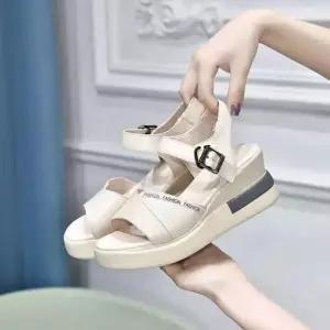 키높이 여성 아쿠아 스트랩샌들 6cm 여름 비치샌들