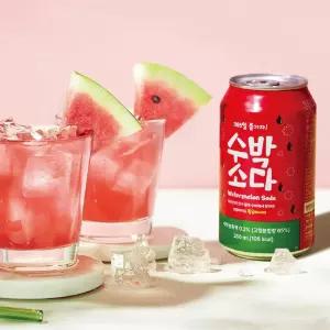 리얼 수박 소다 350ml x 24캔 x 2박스