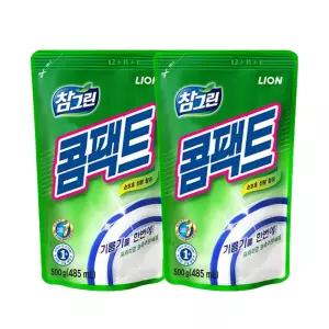 참그린 콤팩트 고농축 주방세제 리필 500g 2개