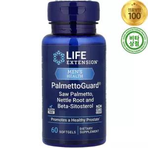 라이프익스텐션 팔메토가드 쏘팔메토 네틀루트 베타시토스테롤 60정 소프트젤 Saw Palmetto Guard Nettle R